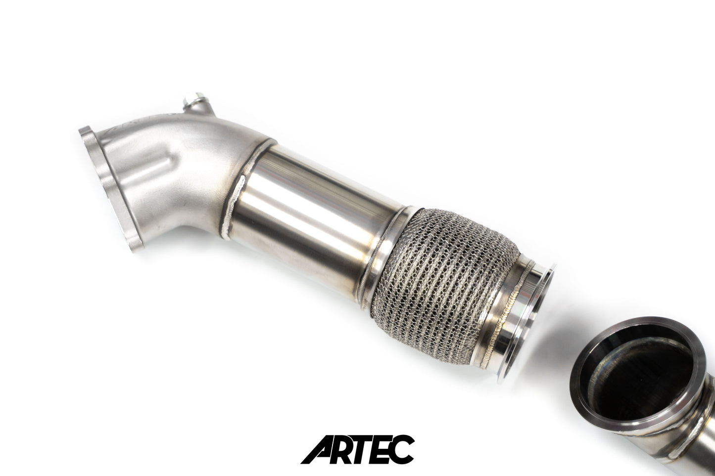 Nissan RB25 4" to 3.5" Cast Downpipe and Mid Pipe