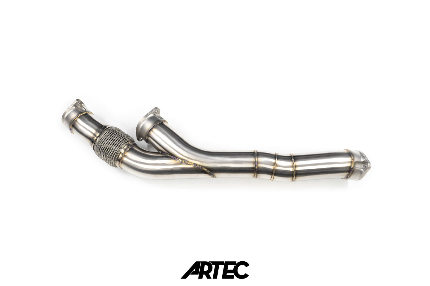 Nissan RB26 Twin 3.5" Stock Frame Front Pipe