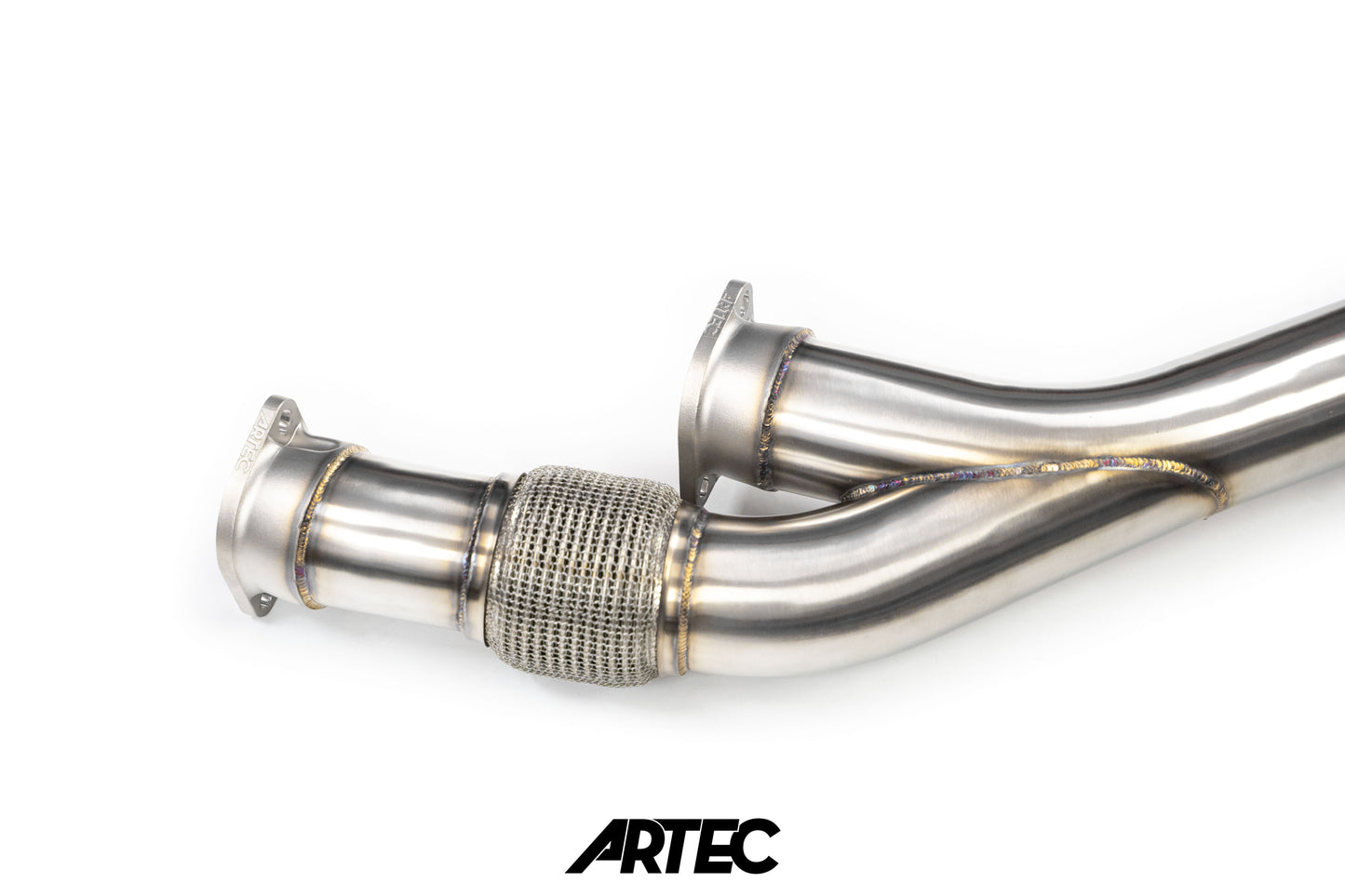 Nissan RB26 Twin 3.5" Stock Frame Front Pipe